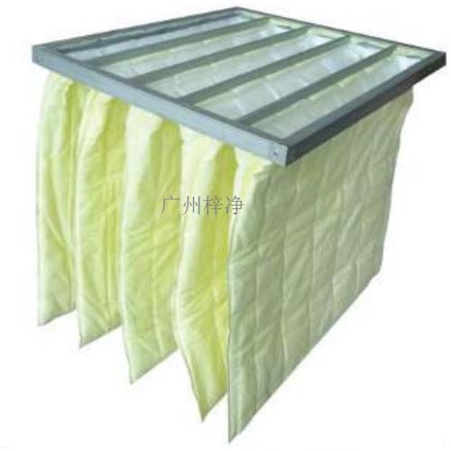 中效袋式過濾器、F5級黃色袋式