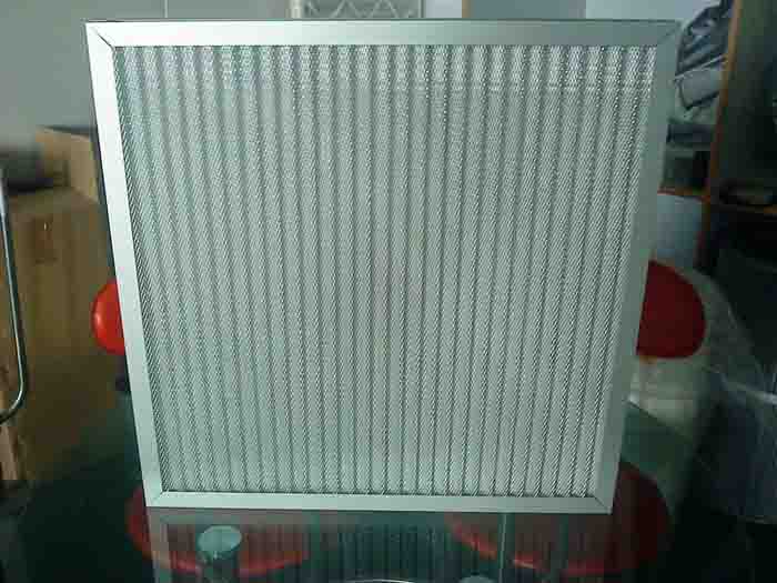 金屬網過濾器濾料：金屬網、鋁網或不銹鋼絲網